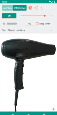 Hair Dryer Jukebox - White Noise & Nature Sounds android App screenshot 10